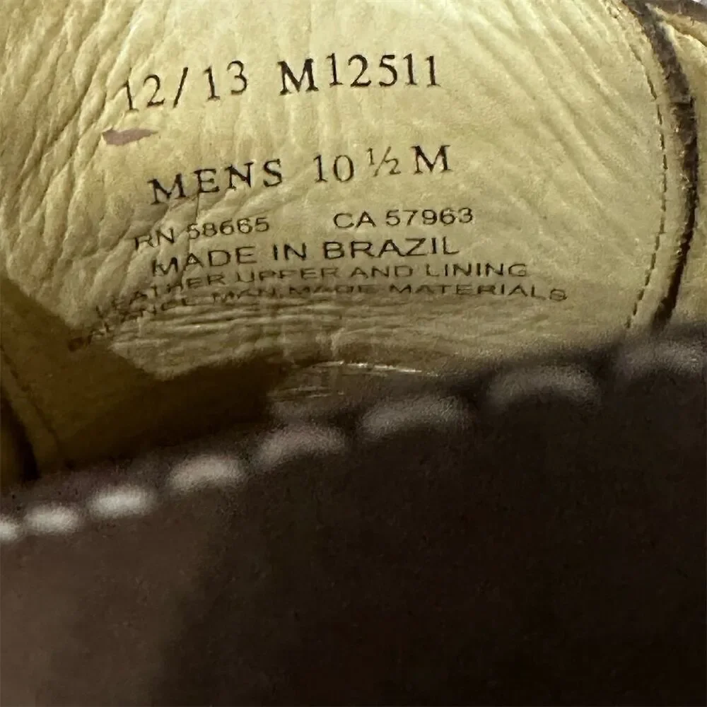 1901 Carson Tan Leather Oxford Contrasting Stitch Lace Up Cushioned Insole Shoe